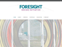 Tablet Screenshot of foresightdesign.org